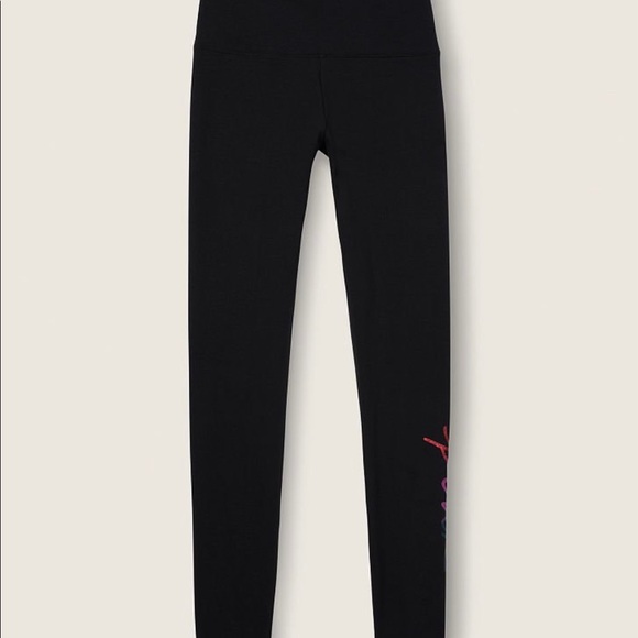 🌈 New Victoria Secret Rainbow Glitter Gradient Tee & Legging Set 🌈 Sold Out - Picture 6 of 16